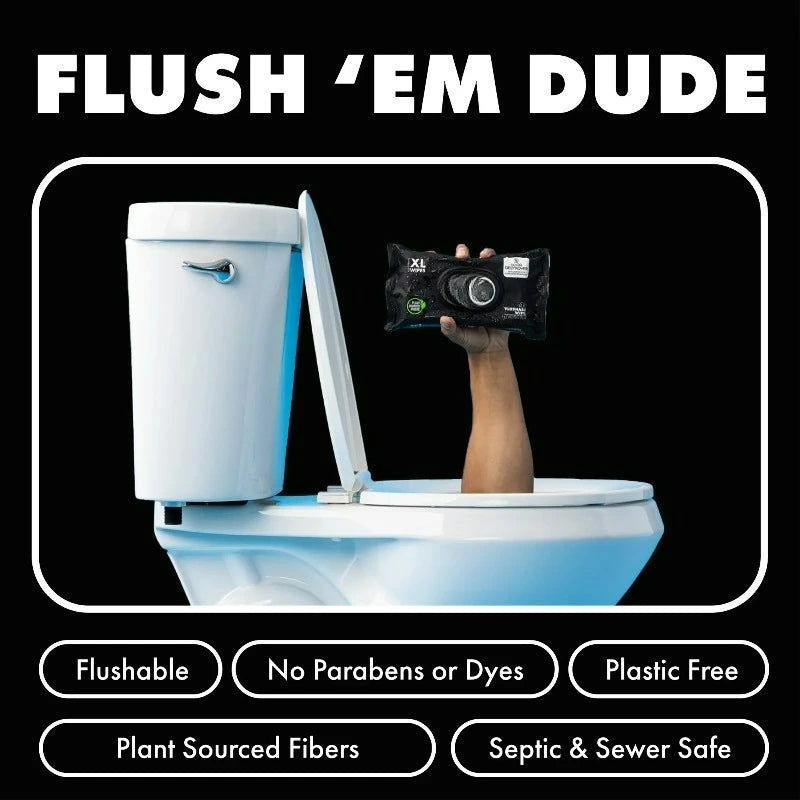 Odor Shield Flushable Wet Wipes