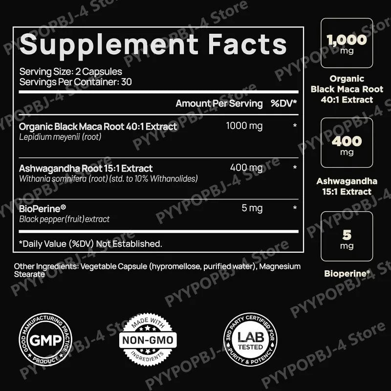 Maca Ashwagandha Vitality Power Blend