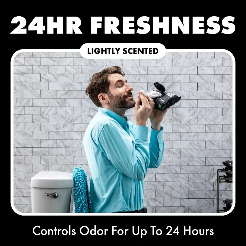 Odor Shield Flushable Wet Wipes